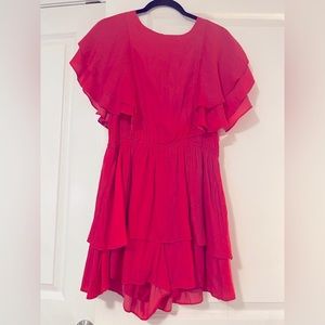 The Impeccable Pig Pink Romper L- new w tags